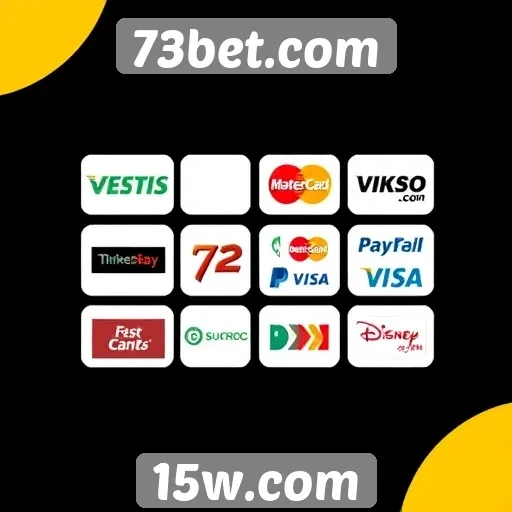 Métodos de pagamento aceitos no 73bet.com